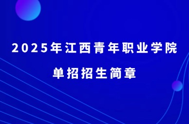 2025年江西青年职业学院单招招生简章