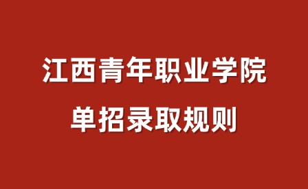 2025年江西青年职业学院单招录取规则