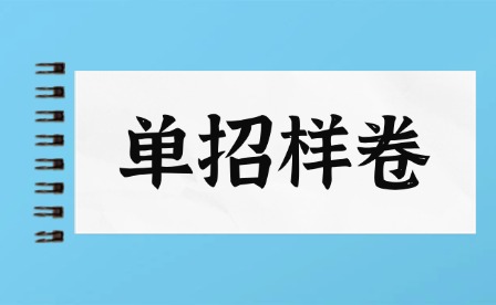 2025年赣州职业技术学院单招《综合素质测试》样卷